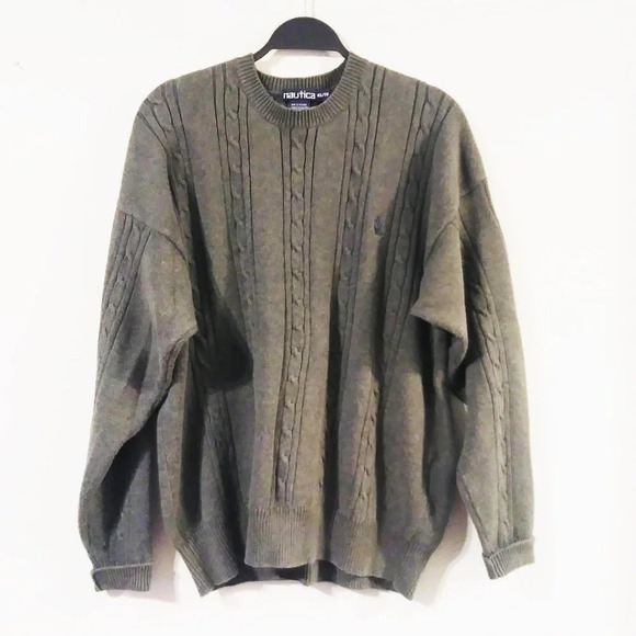 Nautica Knit Gray Sweater XL - Picture 1 of 5